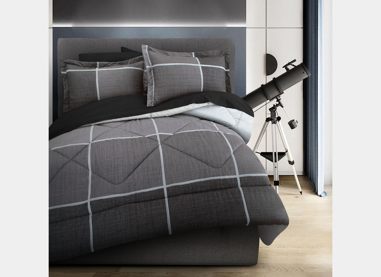 Coordinado Bohen | Queen Size | Edredón y Fundas decorativas*