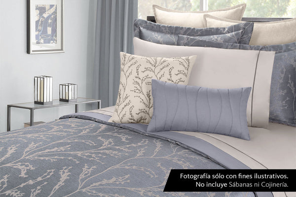 Duvet King Size Mitra (1 Cubre Edredón con Relleno y 2 Fundas Decorativas)*