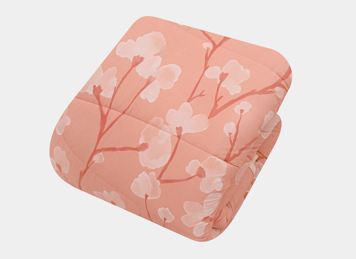 Coordinado Cindel Coral (Edredón y Fundas decorativas)