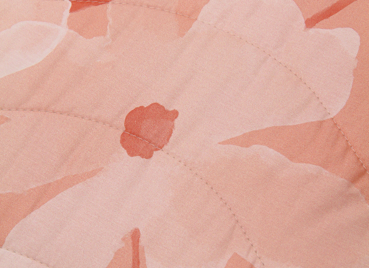 Coordinado Cindel Coral (Colcha y Fundas decorativas)