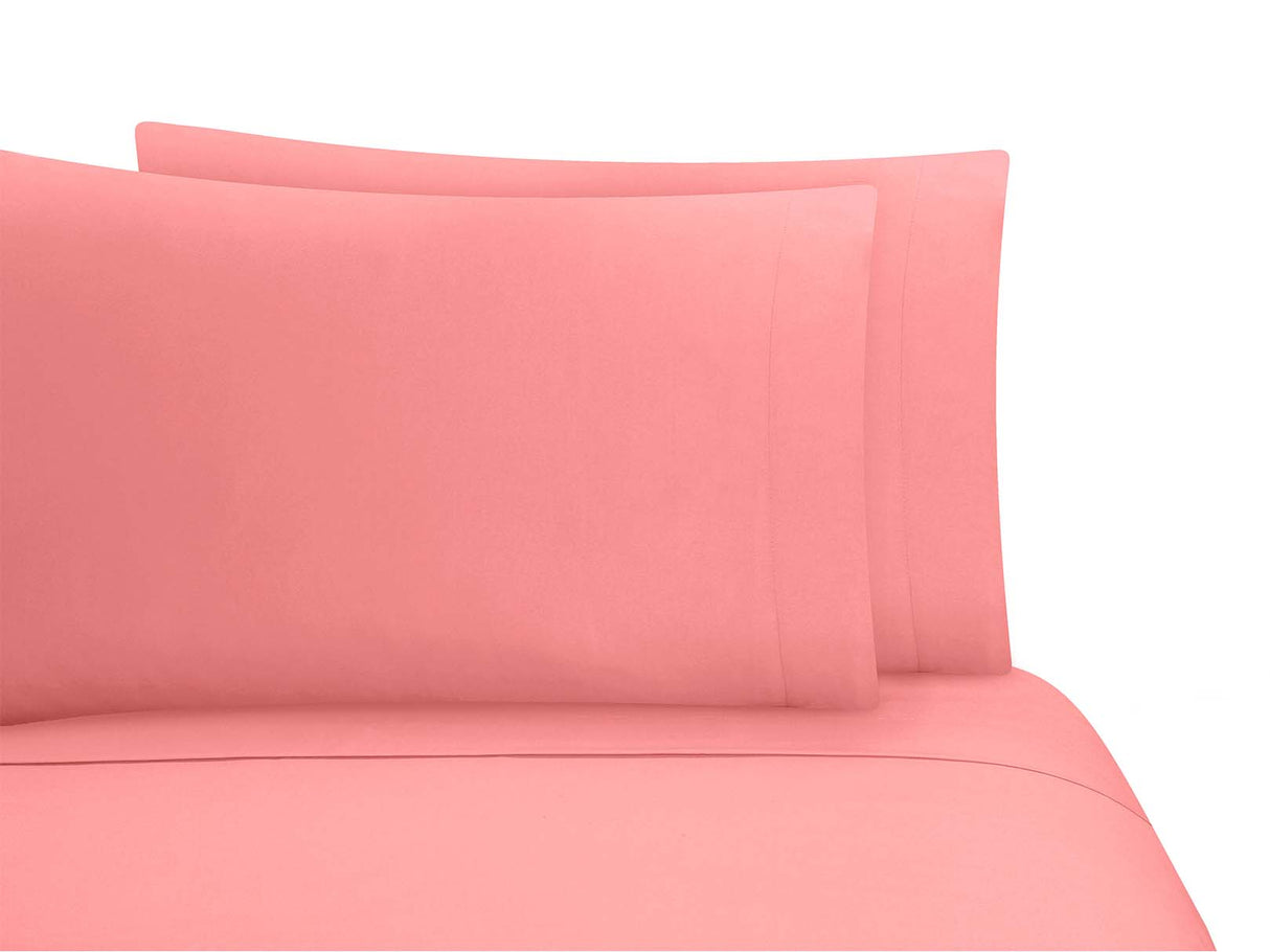 Sábanas Darby Rosa Individual| 100% Microfibra | Ultrasuave *