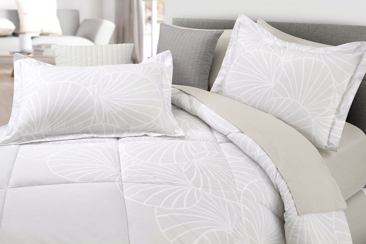 Edredón Chester Plata Individual | Microfibra Ultrasuave*