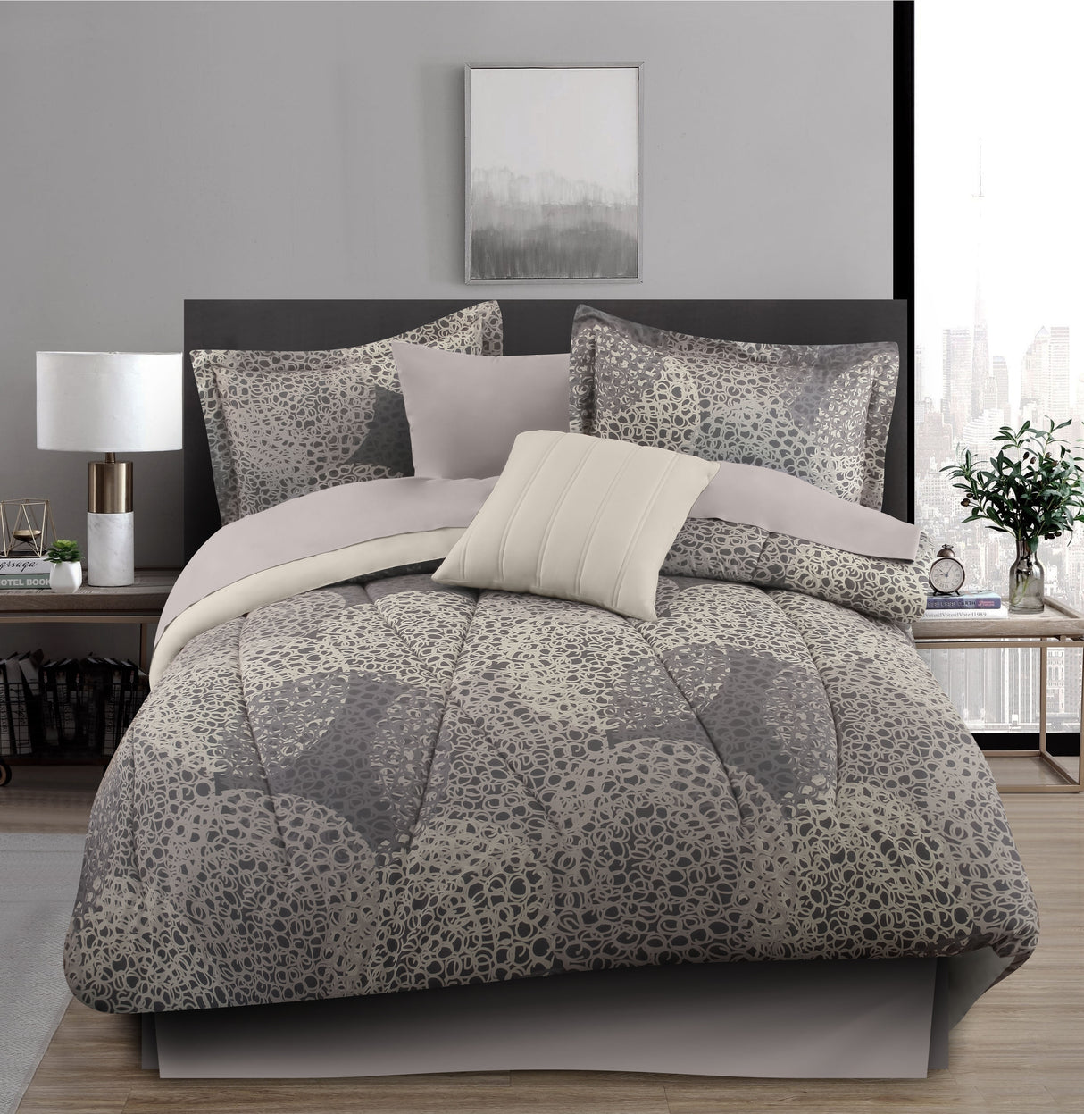 Coordinado Erdal Individual | Edredón y Funda decorativa | Microfibra Ultrasuave*