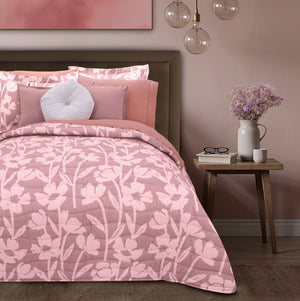 Coordinado Evalin | Colcha y Fundas decorativas | Microfibra Ultrasuave