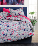 Colcha Florentina | Individual | Rosa | Microfibra Ultrasuave*