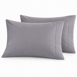 Funda para almohada Caliope  - Gris Acero | por pieza