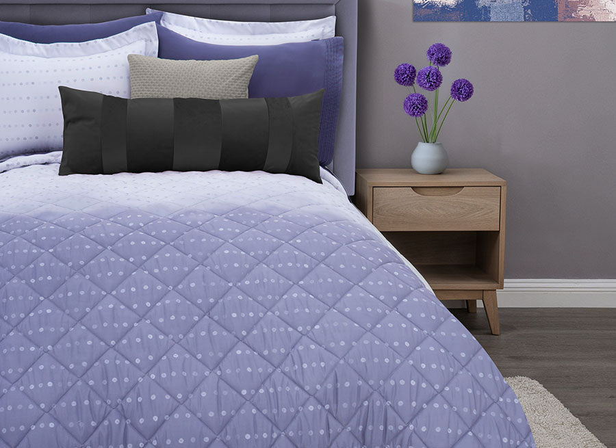Coordinado Ingo | Colcha y Fundas decorativas | Microfibra Ultrasuave