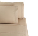 Sábanas Zarco Queen Size Capuchino | 50% algodón, 50% poliéster. | 140 Hilos*