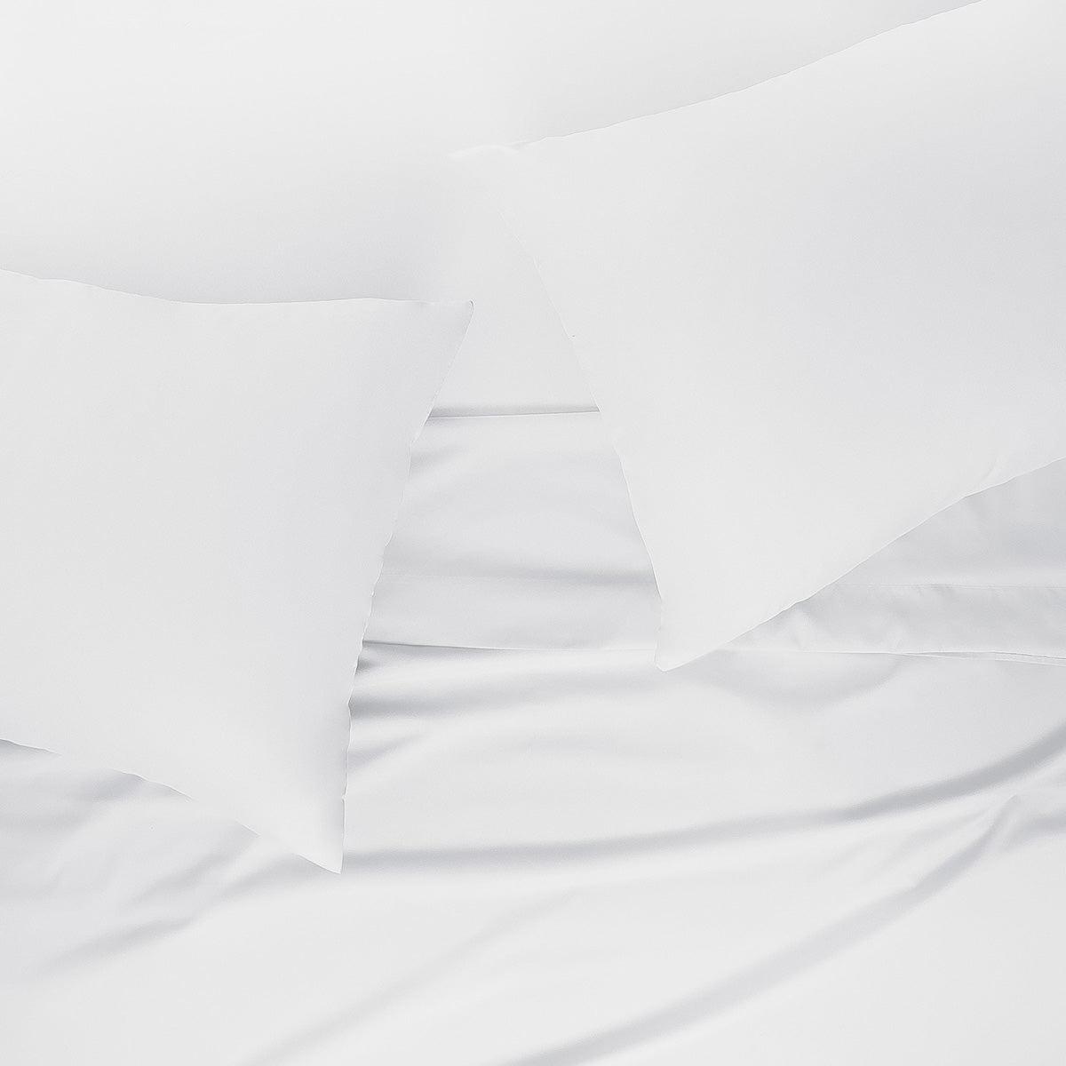 Sábanas Lucca King Blanco | 100% Algodón | Fina Muselina de 144 hilos*