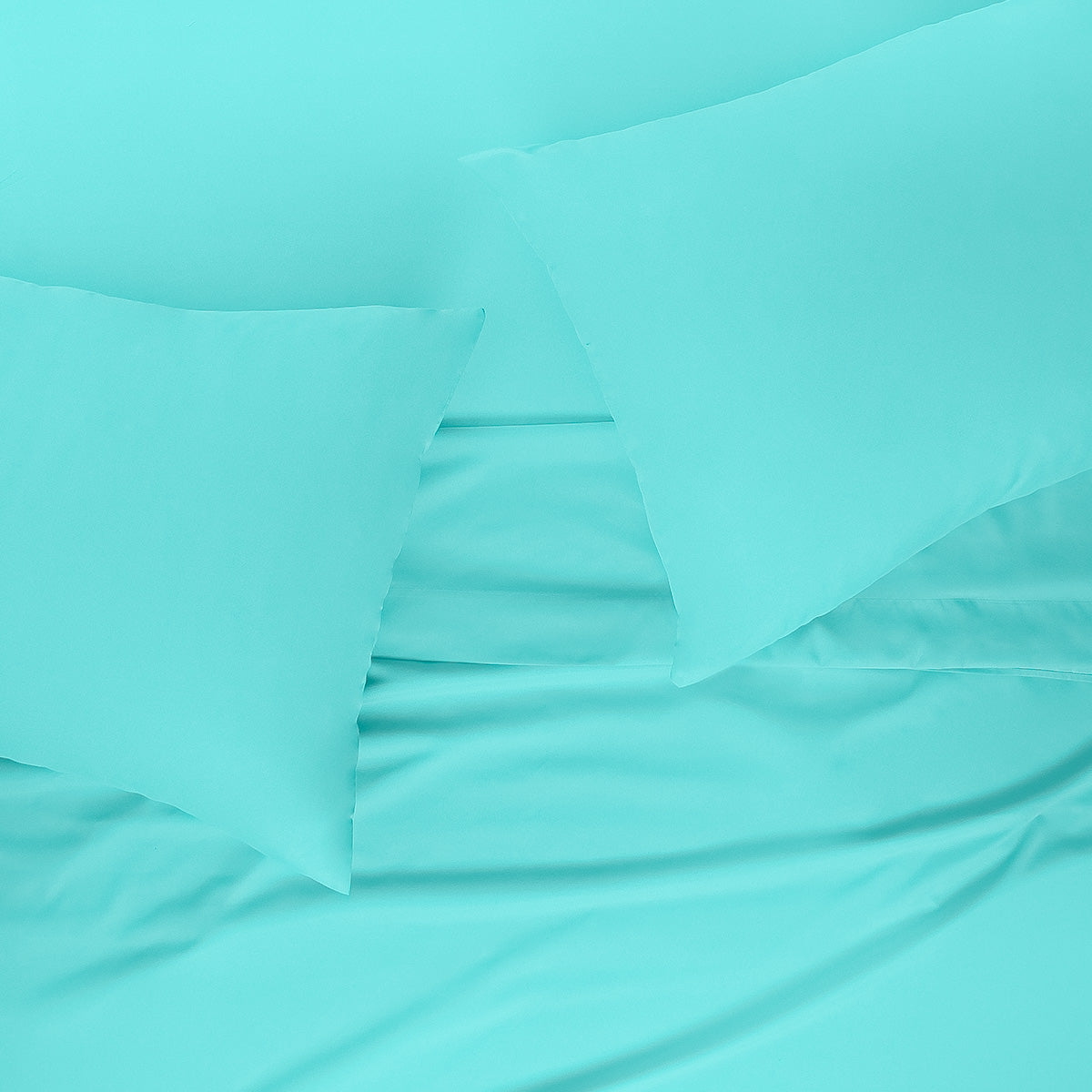 Sábanas Lucca King Aqua Minta | 100% Algodón | Fina Muselina de 144 hilos*