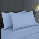 Sábanas Lucca Individual Azul Vizcaya | 100% Algodón | Fina Muselina de 144 hilos*