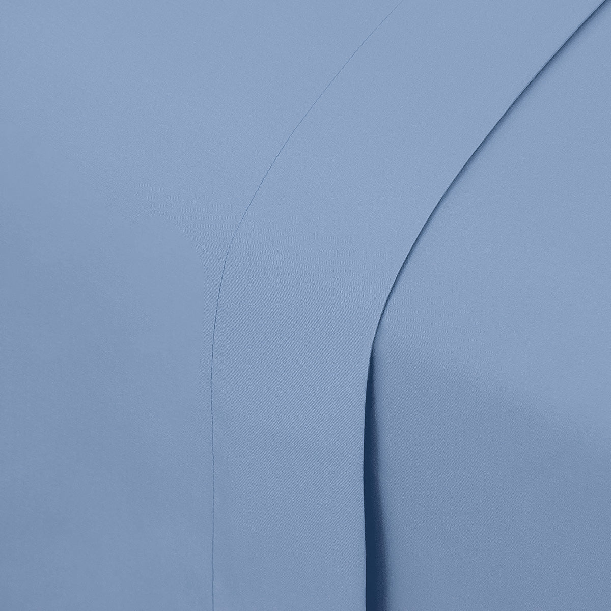 Sábanas Lucca Individual Azul Vizcaya | 100% Algodón | Fina Muselina de 144 hilos*