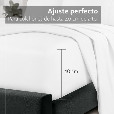 Sábanas Mantova · 100% Algodón · Tejido de Satín de 500 Hilos.