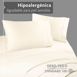 Sábanas Mantova · 100% Algodón · Tejido de Satín de 500 Hilos.