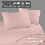Sábanas Mantova · 100% Algodón · Tejido de Satín de 500 Hilos.