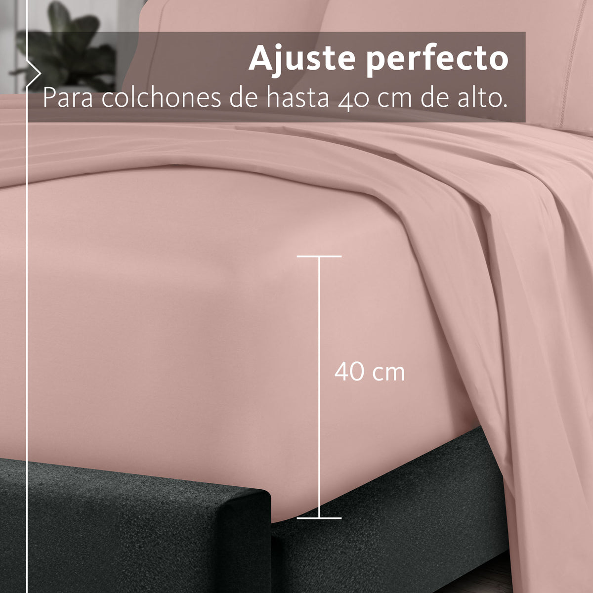 Sábanas Mantova · 100% Algodón · Tejido de Satín de 500 Hilos.