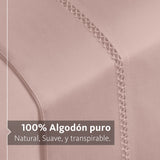 Sábanas Mantova · 100% Algodón · Tejido de Satín de 500 Hilos.