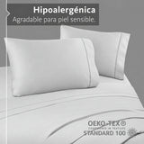 Sábanas Mantova · 100% Algodón · Tejido de Satín de 500 Hilos.