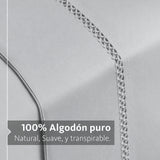 Sábanas Mantova · 100% Algodón · Tejido de Satín de 500 Hilos.