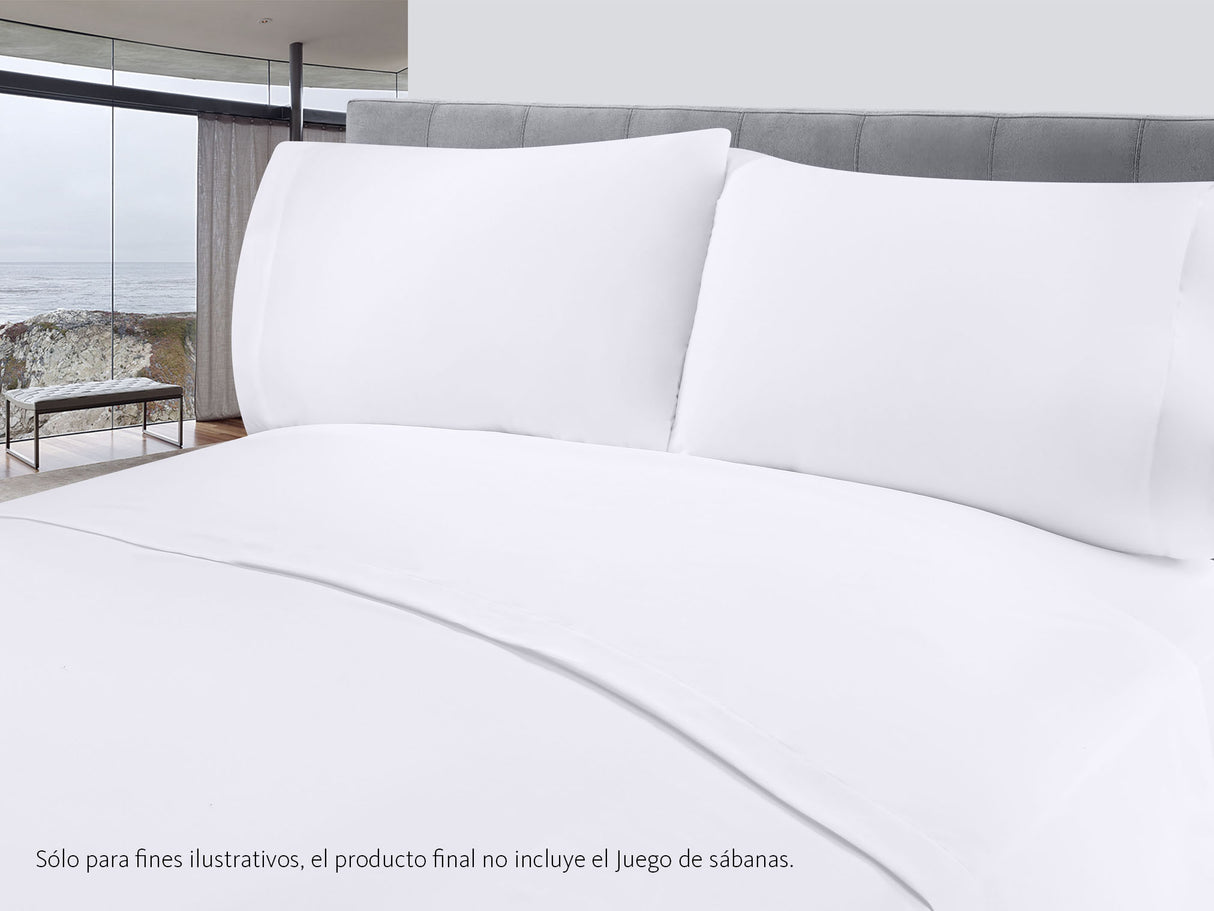 Set de 10 fundas para almohada Normal de 50 x 70 cm de Percal 200 Hilos 100% algodón Dalfiori Hotel