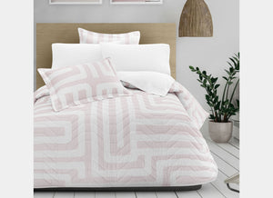 Coordinado Pisani Rosa (Colcha y Fundas decorativas)
