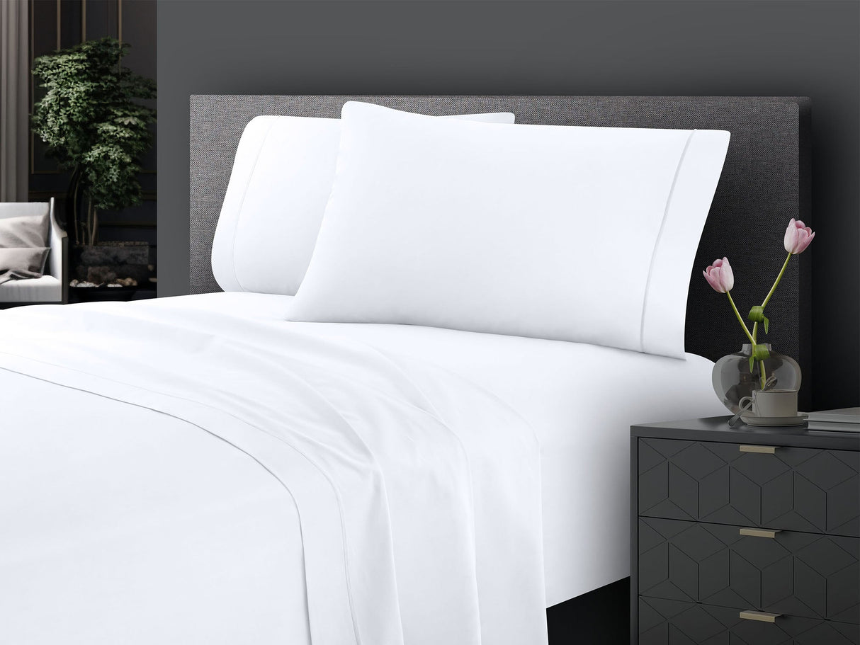 Sábanas Bari · 100% Algodón · Tejido de Satín de 300 Hilos.