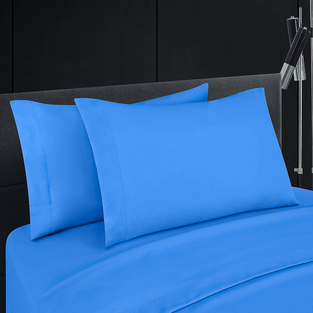 Sábanas Sachi Azul Celeste| King Size |Microfibra Ultrasuave *