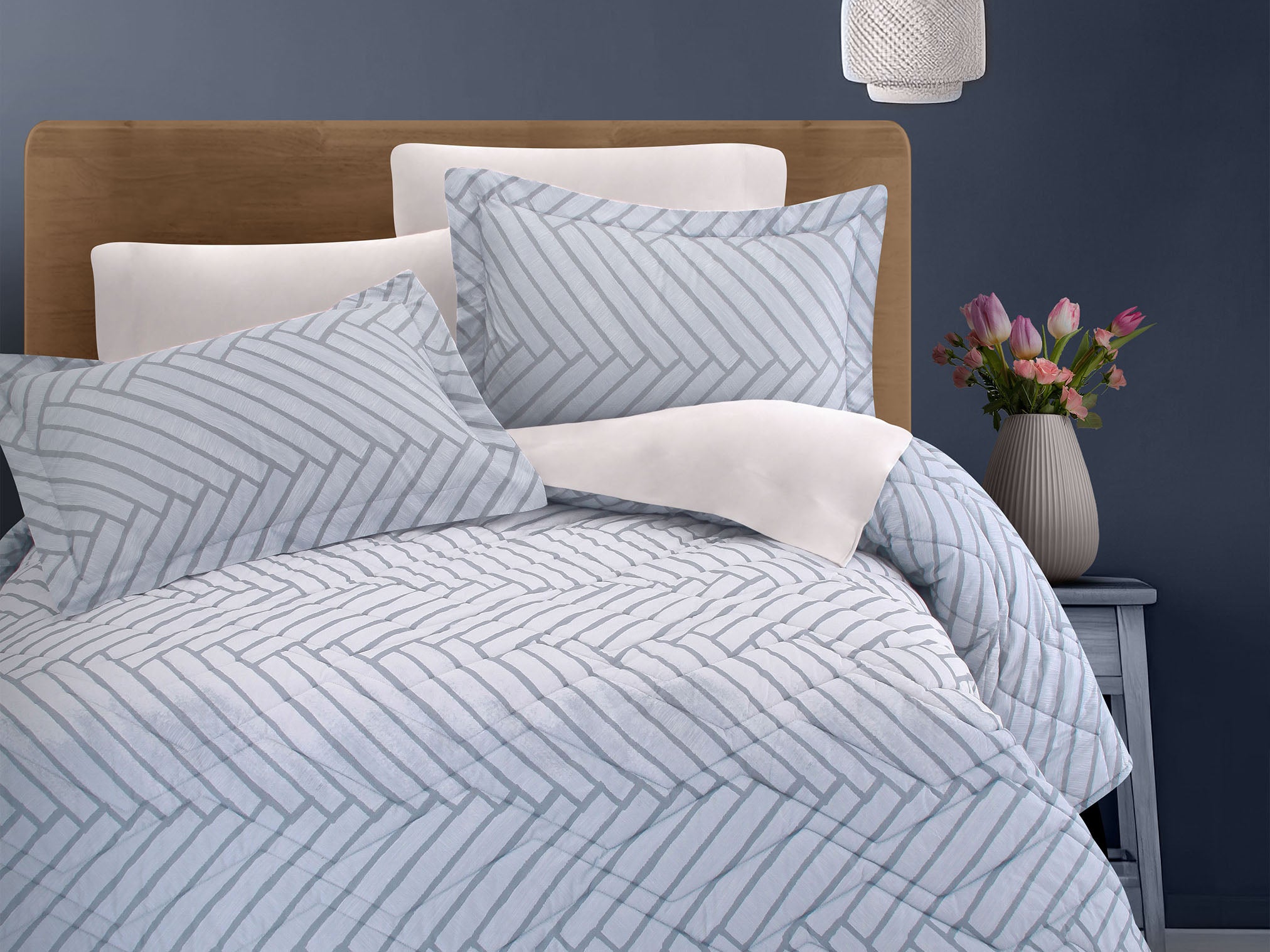 Colcha Tanuk Acero | 100% Algodón