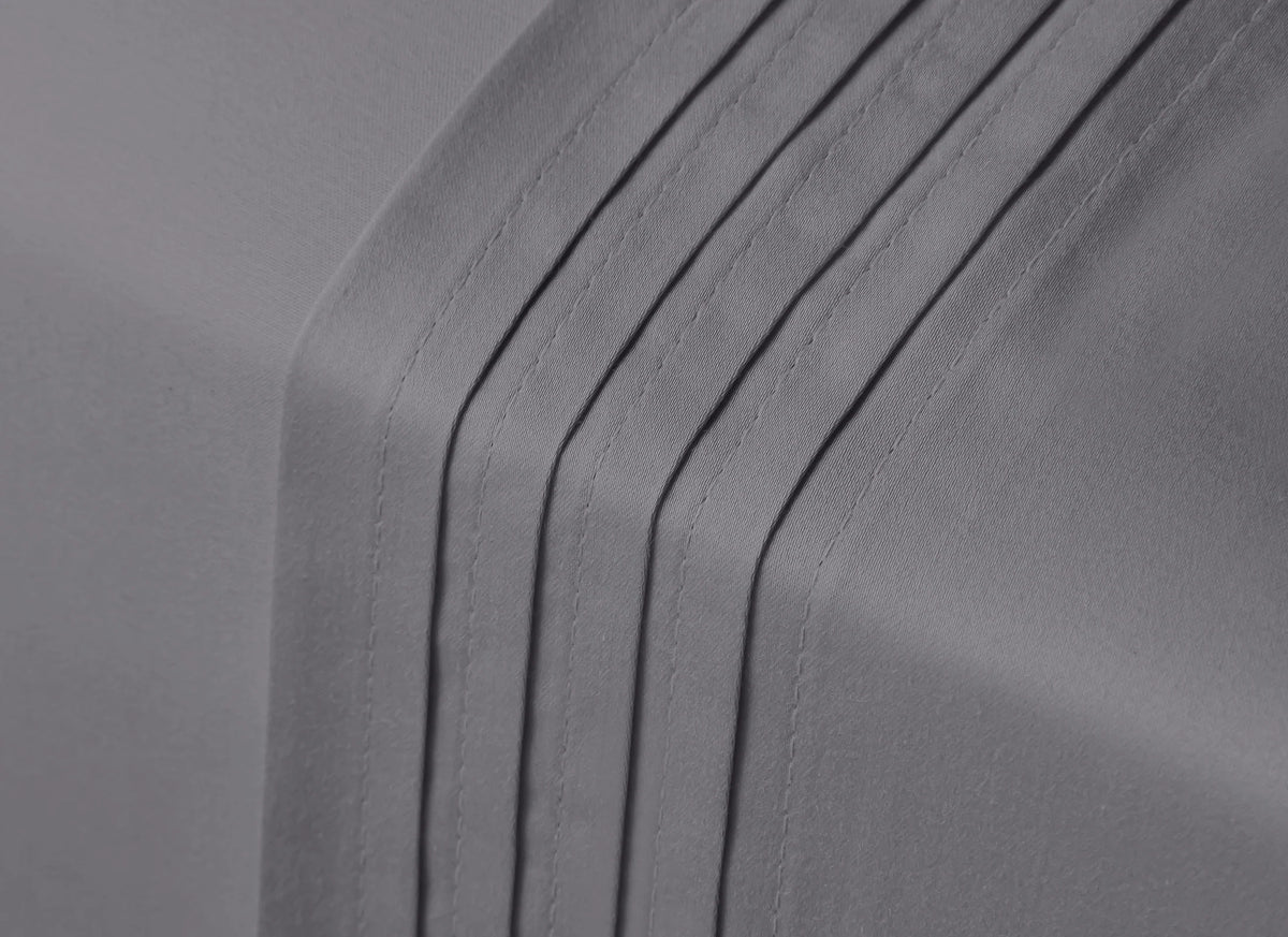 Sábanas Caliope · Gris Acero · 100% Tencel · 400 Hilos
