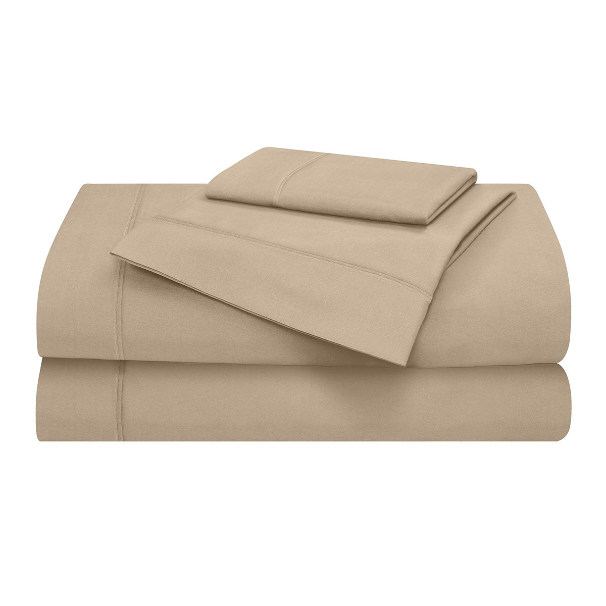 Sábanas Zarco Queen Size Capuchino | 50% algodón, 50% poliéster. | 140 Hilos*