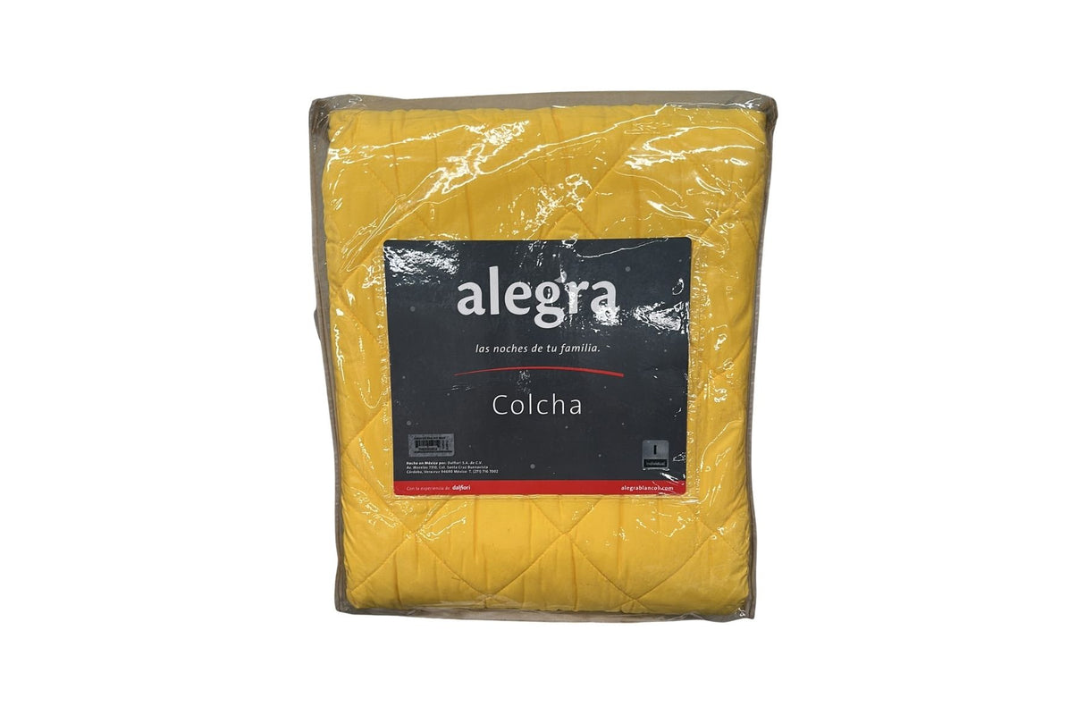 Colcha Ana Individual Mango | Microfibra Ultrasuave*