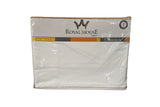 Cubre Box Colton Blanco Queen | Mezcla de fibras *