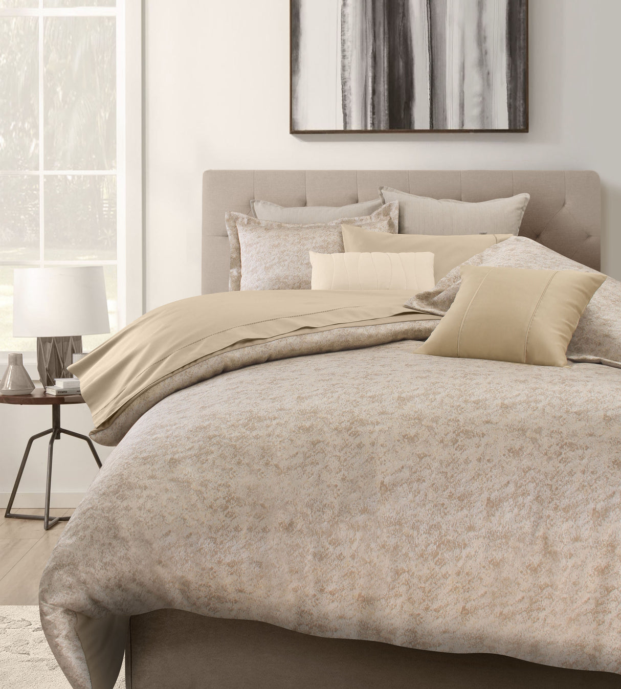 Coordinado Ducato Matrimonial | Cubre edredón con relleno | Jacquard*