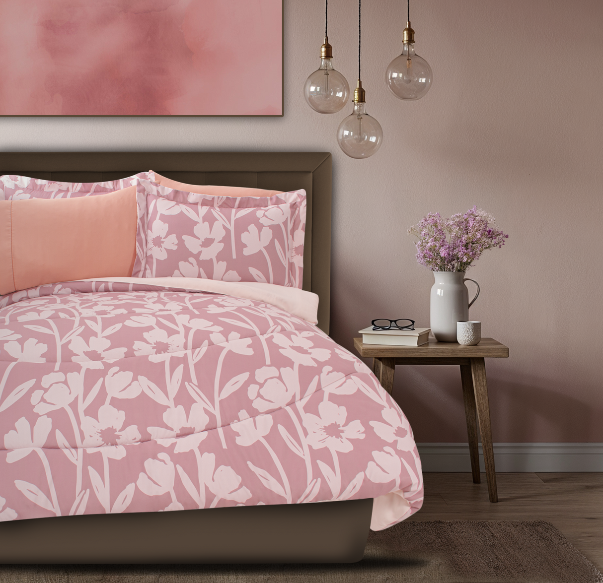 Coordinado Evalin | Edredón y Fundas decorativas | Microfibra Ultrasuave