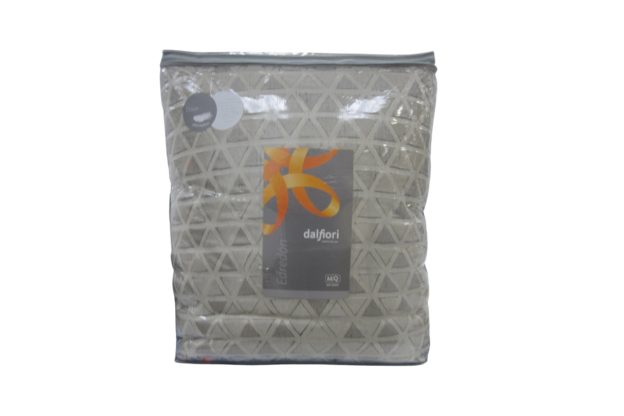 Coordinado Ferran Matrimonial - Queen | Cubre edredón con relleno | Jacquard*