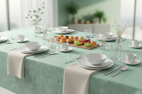 Mantel estilo brunch elegante