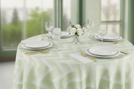 Mesa circular dorado