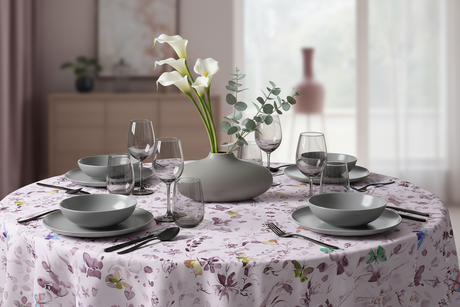 Mesa circular moderno sofisticado