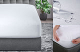Protector de Colchón King | Transpirable e Impermeable | 80% Algodón, 20% Poliéster.