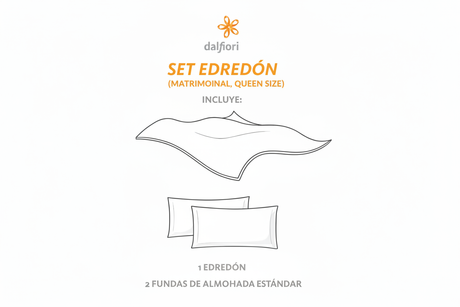 Set Edredón Matrimonial Queen Size