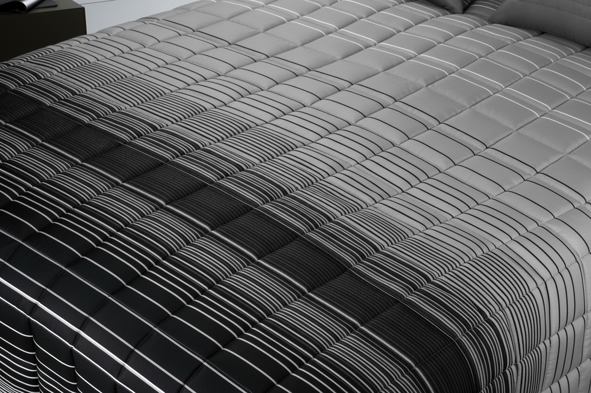 Toma angular de la colcha