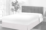 Cubre Box Yanka Plata Matrimonial | Microfibra Ultrasuave*