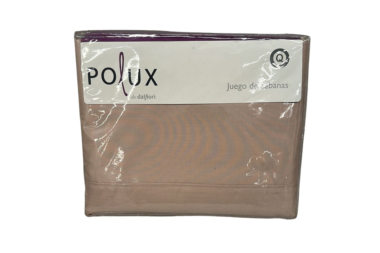 Sábanas Zarco Queen Size Capuchino | 50% algodón, 50% poliéster. | 140 Hilos*