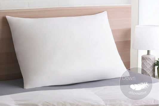 Almohada de Tejido de Percal de 180 Hilos | 50% algodón, 50% poliéster | Estándar