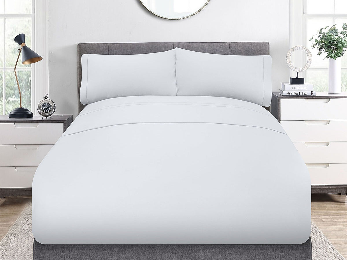 Sábanas Bari · 100% Algodón · Tejido de Satín de 300 Hilos.