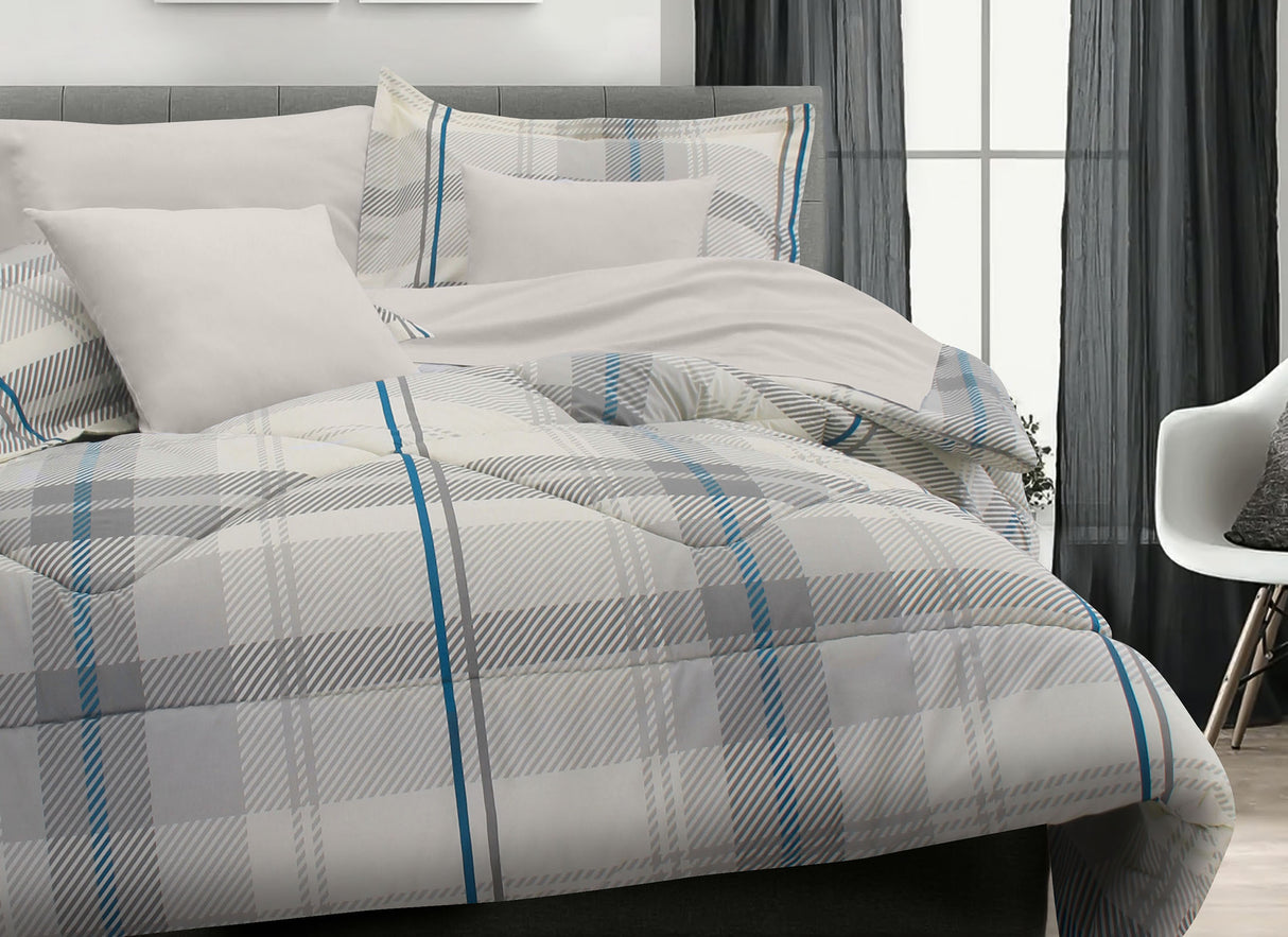Coordinado Boreal Individual | Edredon y funda decorativa | 100% Algodón*