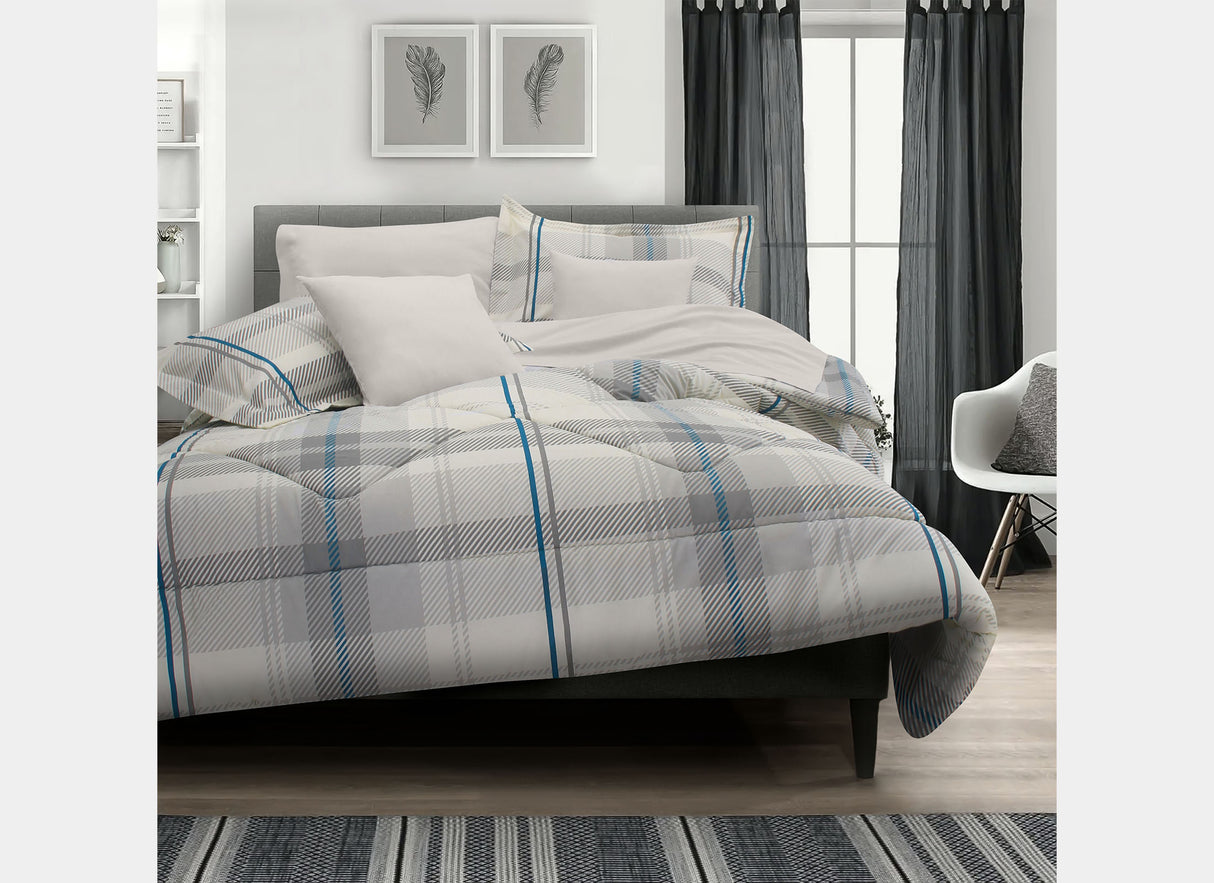 Coordinado Boreal Individual | Edredon y funda decorativa | 100% Algodón*