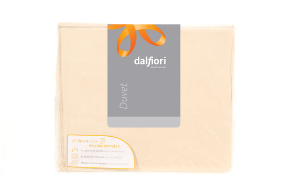 Duvet Queen Mara Crema (Cubre Edredón Vacio)*