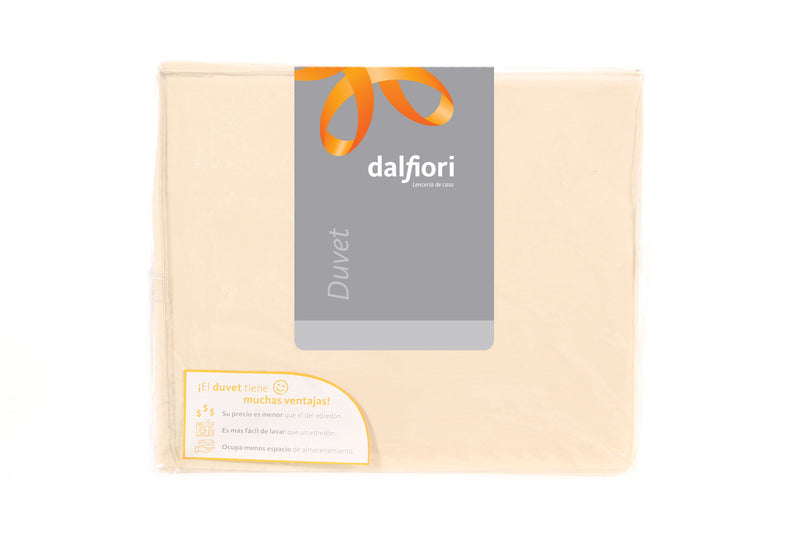 Duvet Queen Mara Crema (Cubre Edredón Vacio)*