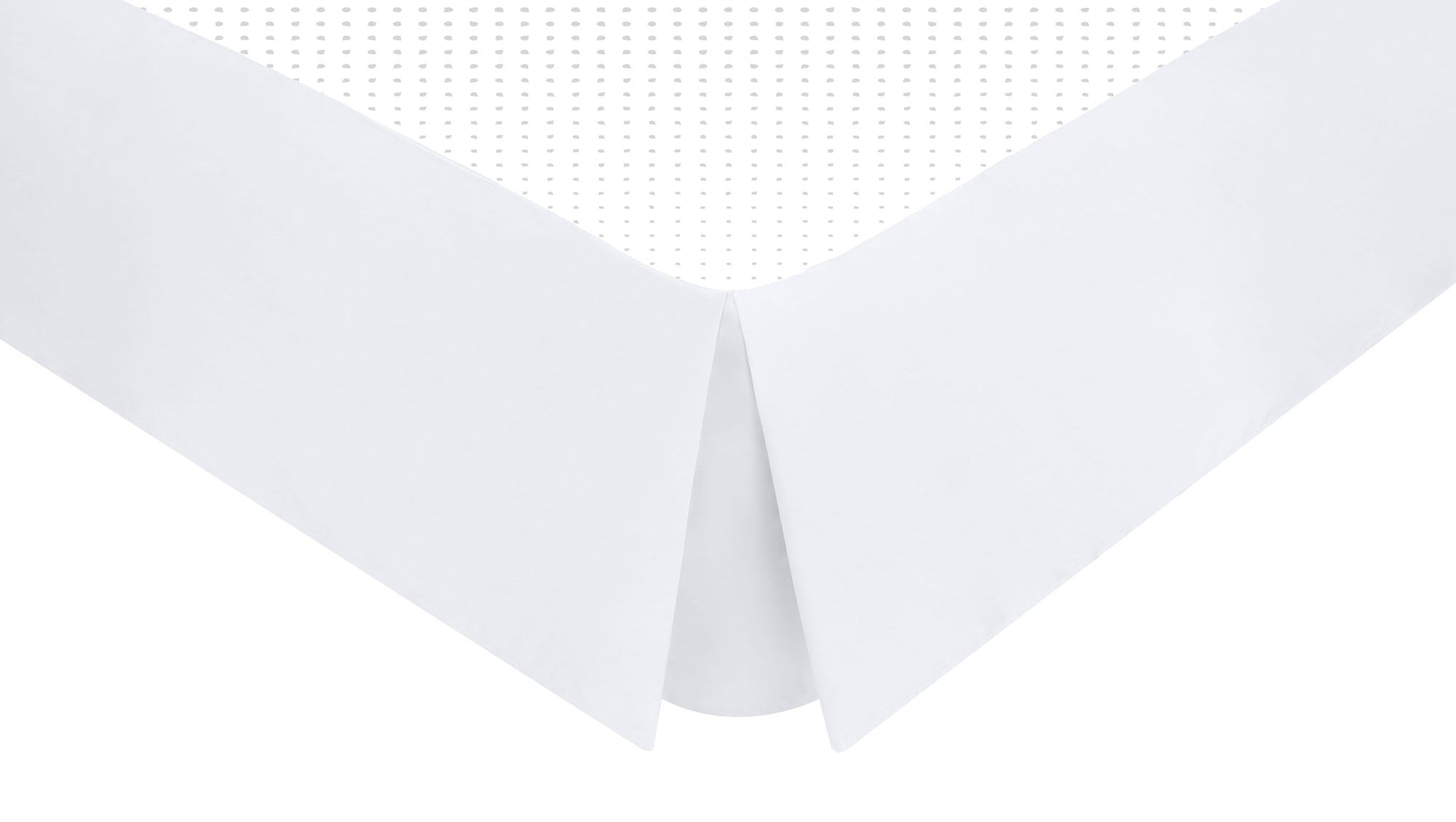 Cubre Box Galia Individual Blanco | Mezcla de fibras *